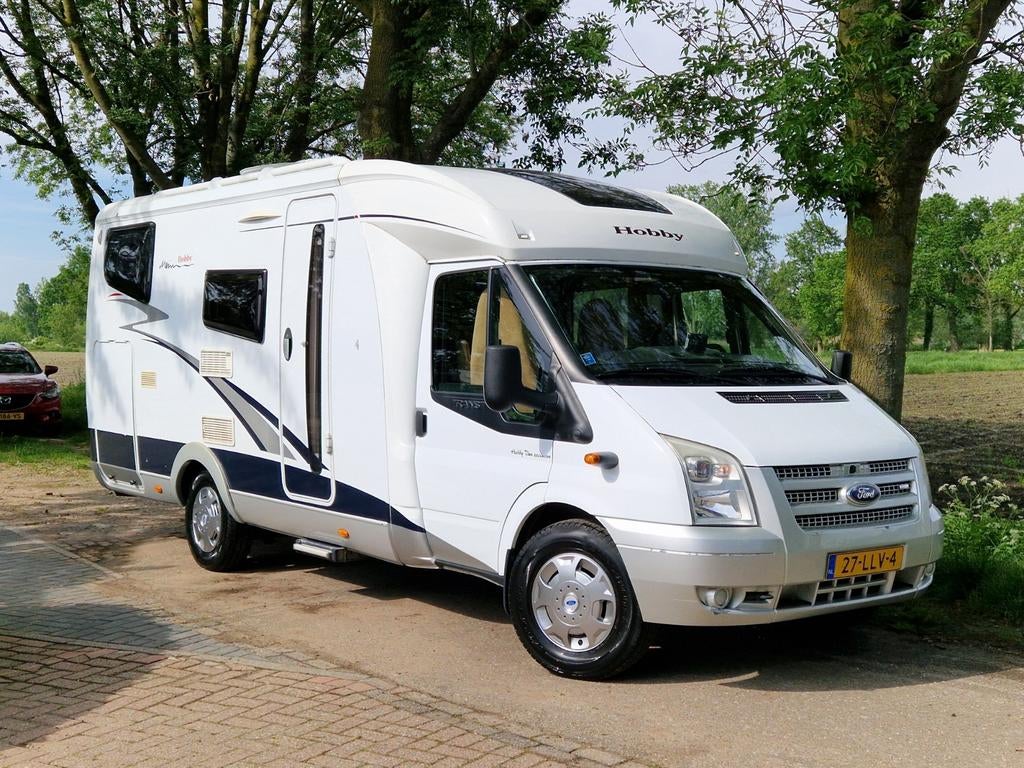 Hobby Van Exclusive TL 500 GESC | Enkele bedden | NL-auto, Luifel, Hobby, Ford, 6 tot 7 meter