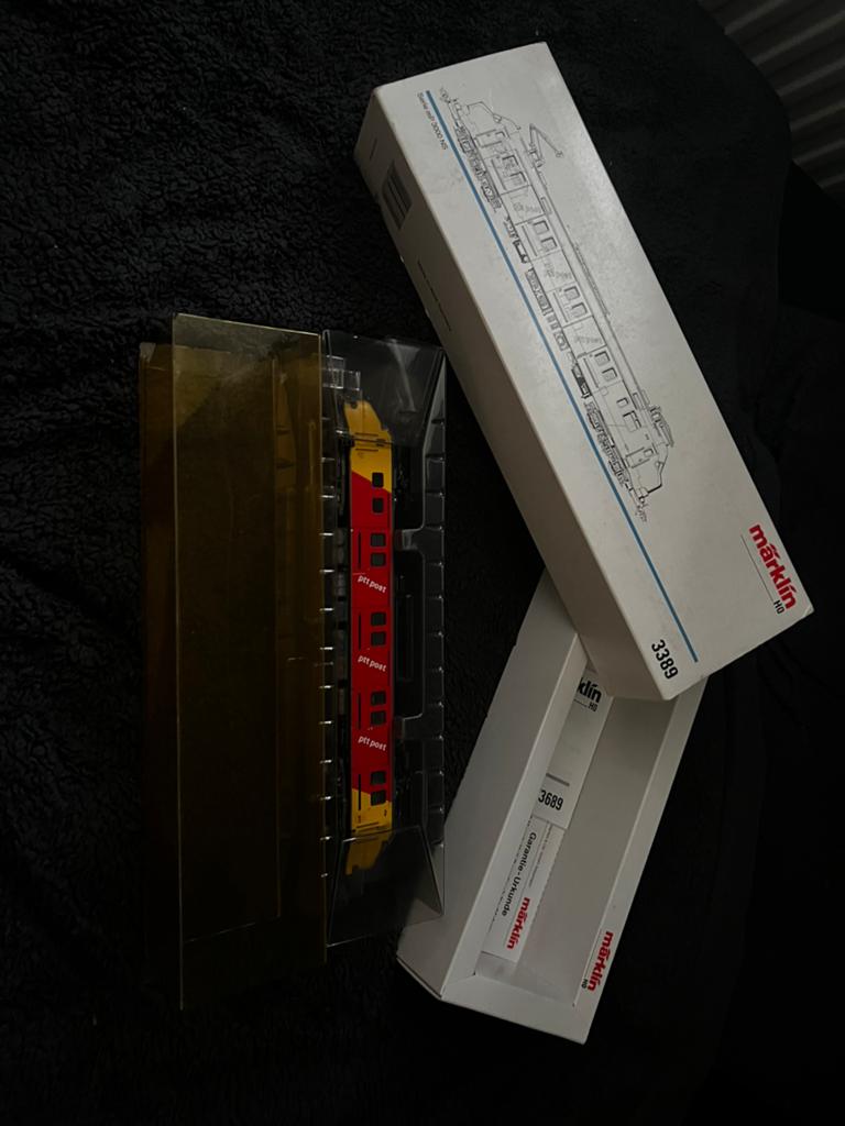 Märklin 3389 H0 - NS Motorpost mP 3000 PTT - Prachtstaat!, Hobby en Vrije tijd, Modeltreinen | H0, Wisselstroom, Locomotief, Ophalen of Verzenden