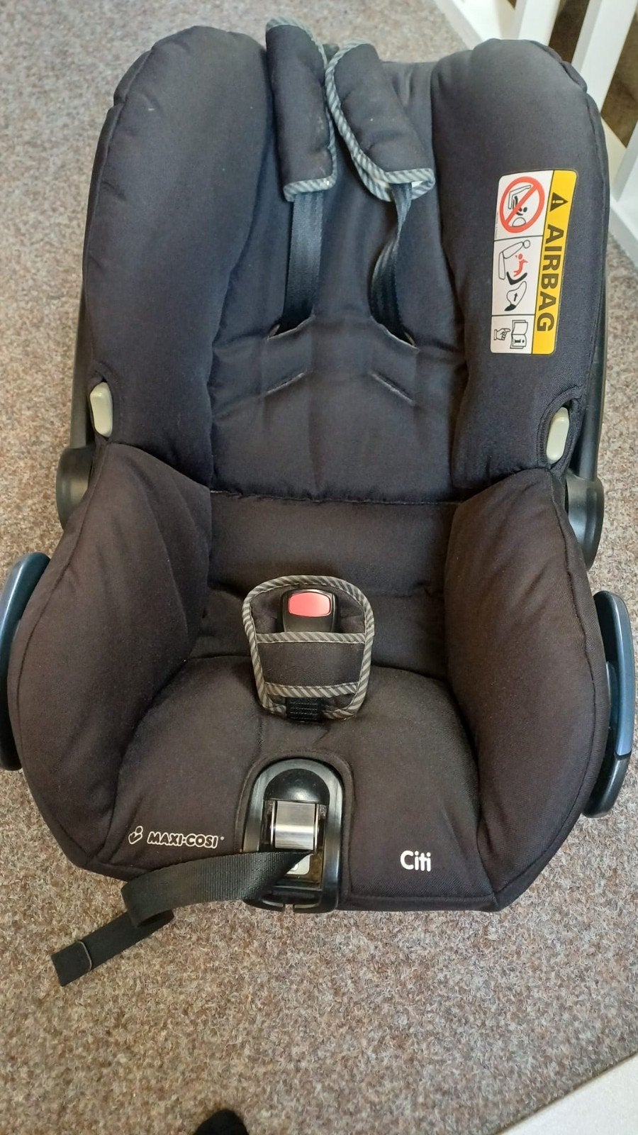 Maxi-Cosi Citi autostoel - Zwart, Ophalen, 0 t/m 13 kg, Maxi-Cosi, Autogordel