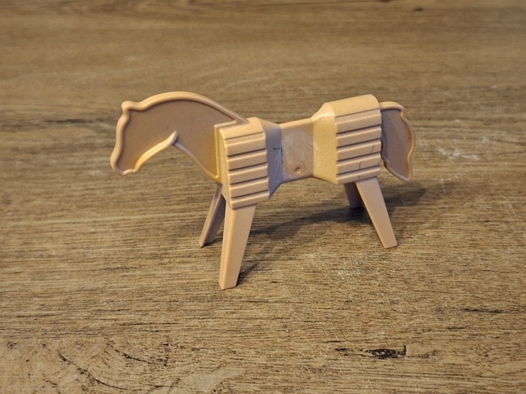 Playmobil : Middeleeuwse Oefenpop Paard !!, Ophalen of Verzenden, Gebruikt, Losse onderdelen