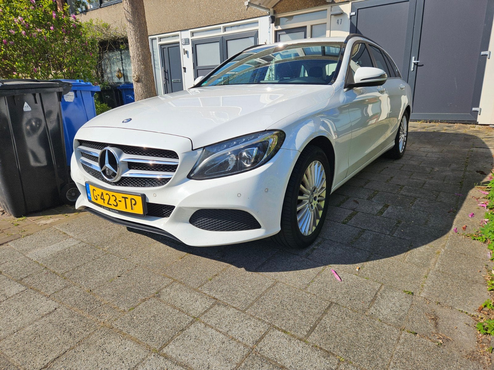 Mercedes-Benz C-Klasse 2.2 CDI C200 Estate AUT 2016 Wit, Auto's, Mercedes-Benz, Automaat, 136 pk, 1800 kg, 4 cilinders