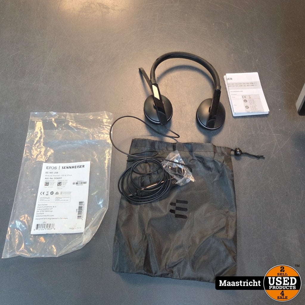 EPOS | Sennheiser SC 165 USB Headset | NIEUW | nwpr 85 euro, Audio, Tv en Foto, Koptelefoons, Sennheiser, Gebruikt, https://www.sennheiser.com/global-contact