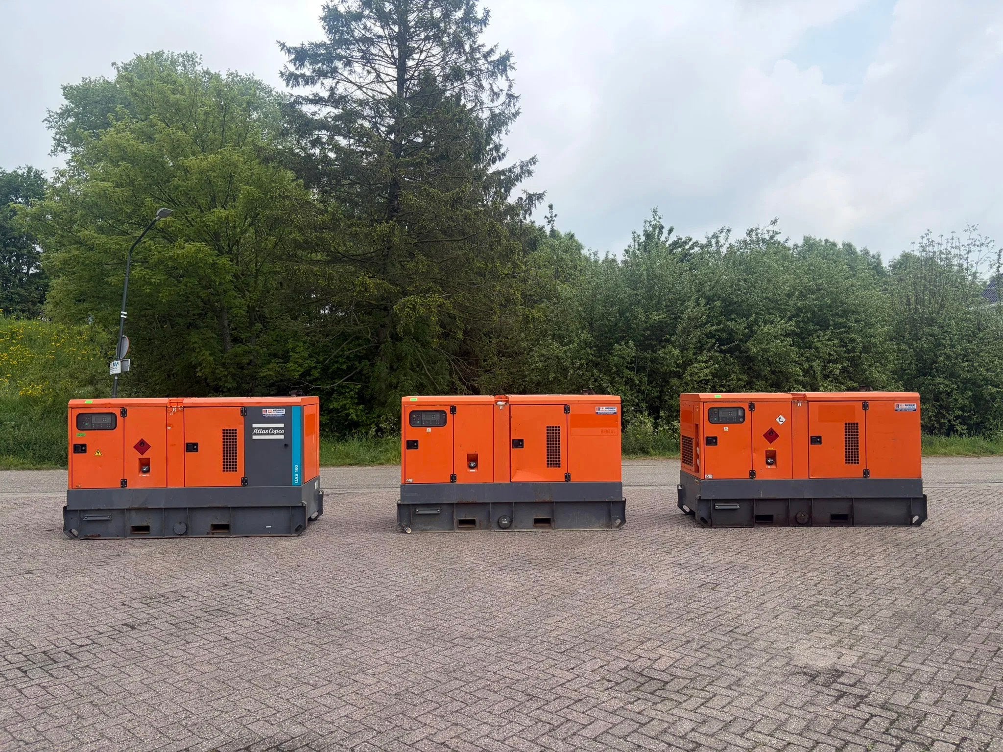 Atlas-Copco QAS 100 kVA Perkins aggregaat generatorset melkr