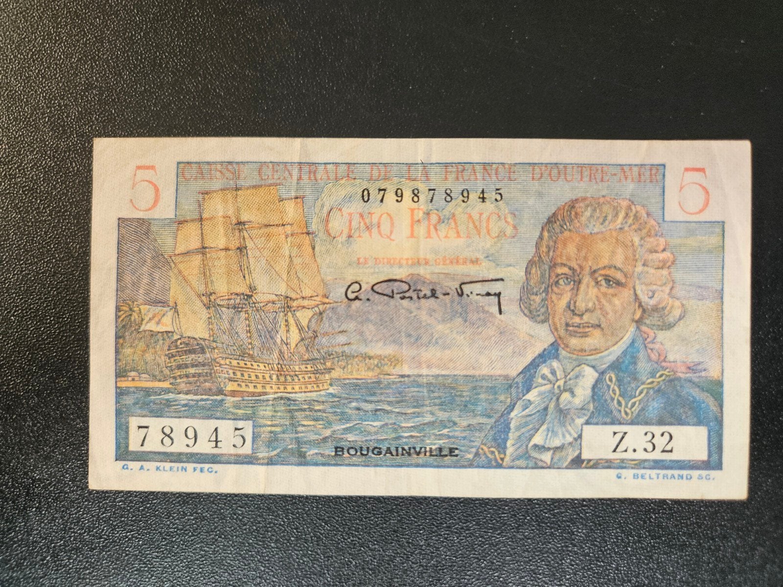Frans Equatoriaal Afrika pick 20B 1947 zf, Ophalen of Verzenden, Overige landen, Los biljet