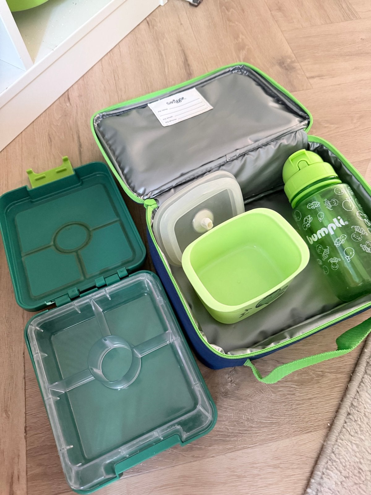 Lunchbox met thermotas en fles, Ophalen of Verzenden, Gebruikt