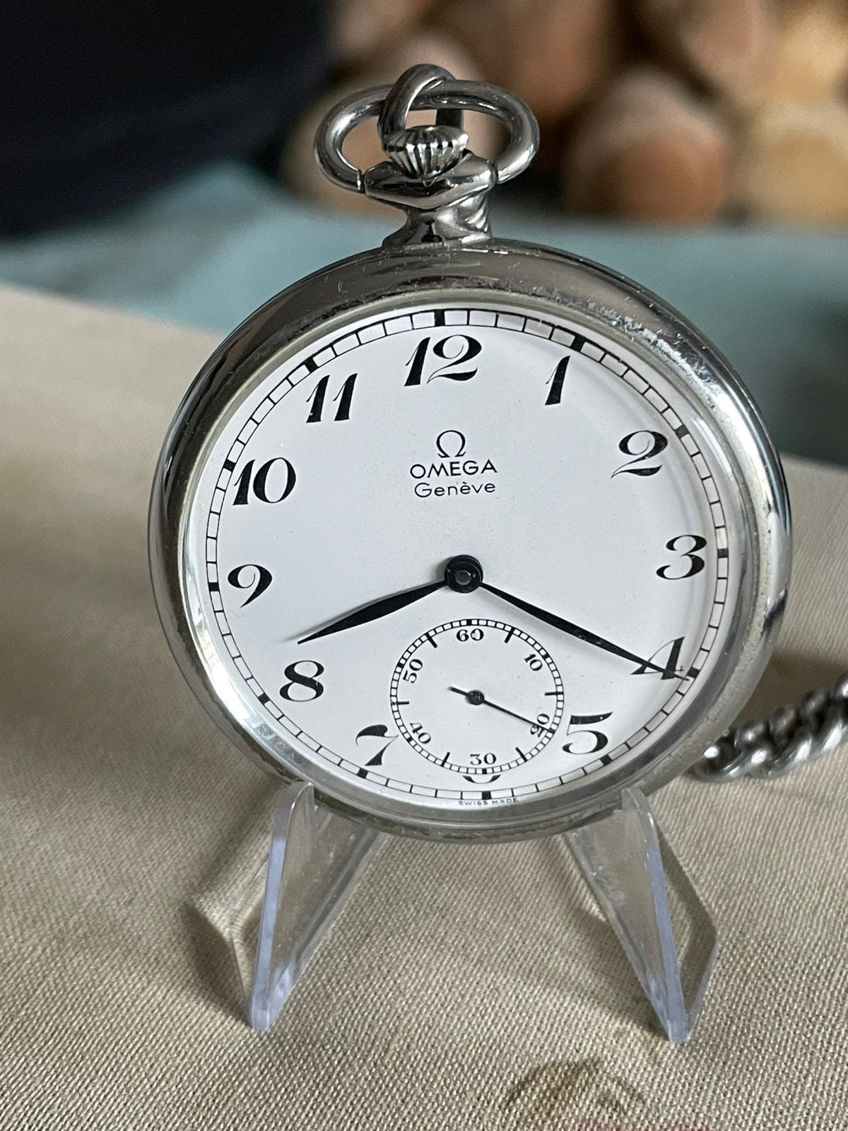 2 Omega zakhorloges: Caliber 960 (1969) & Klassiek (1920), Overige materialen, Zakhorloge, 1900 tot 1930, Ophalen of Verzenden