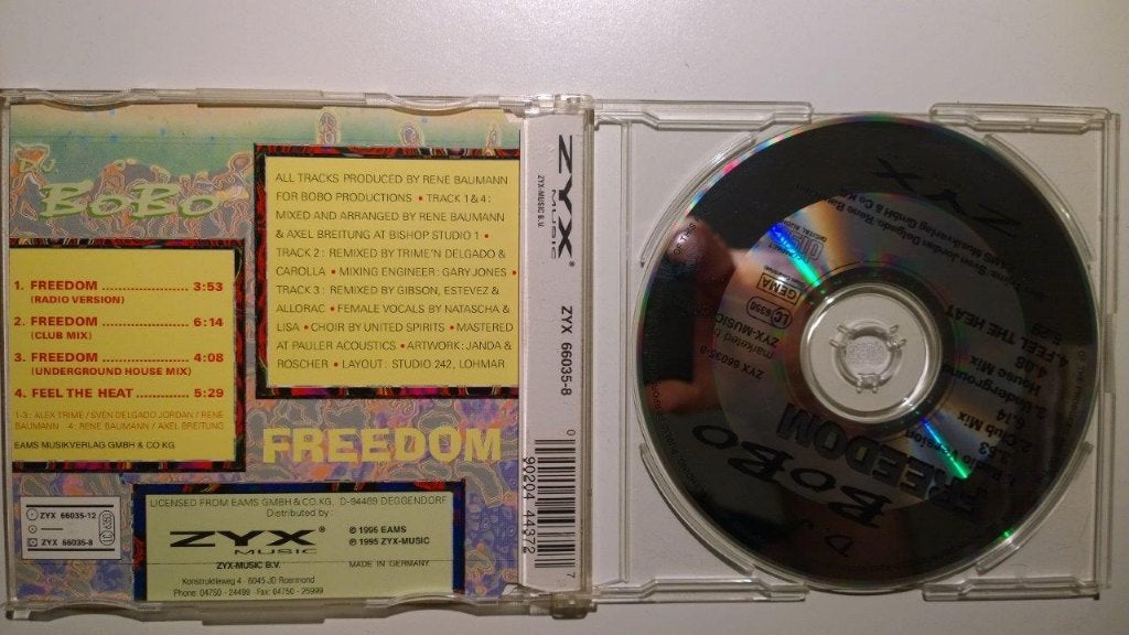 Dj BoBo - Freedom, Ophalen of Verzenden, Zo goed als nieuw, Pop