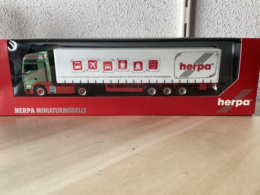 Herpa Man Wandt/Herpa, Ophalen of Verzenden, Nieuw, Bus of Vrachtwagen, Herpa