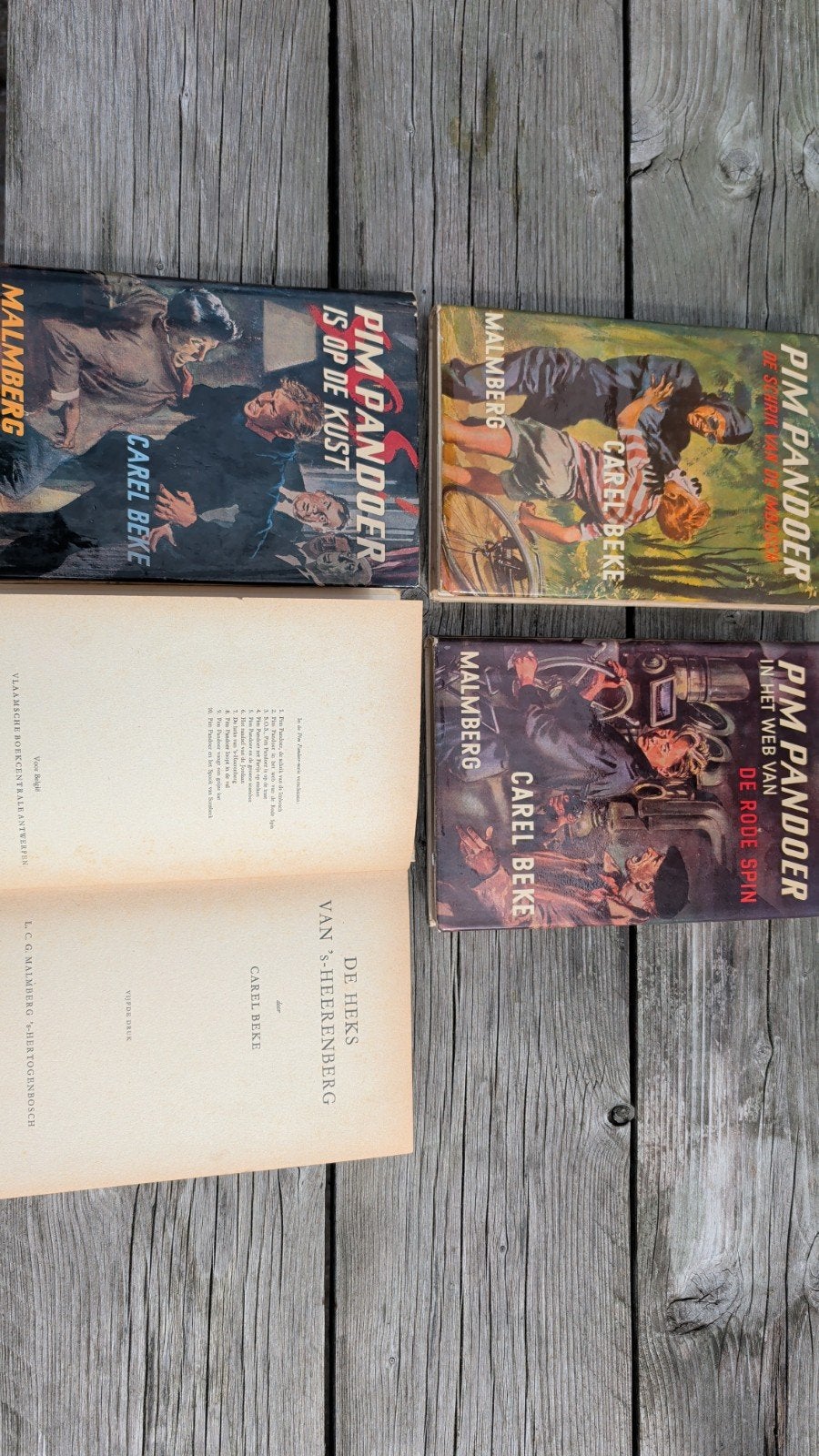 Pim Pandoer boeken van Carel Beke (diverse titels), Boeken, Ophalen of Verzenden, Gelezen