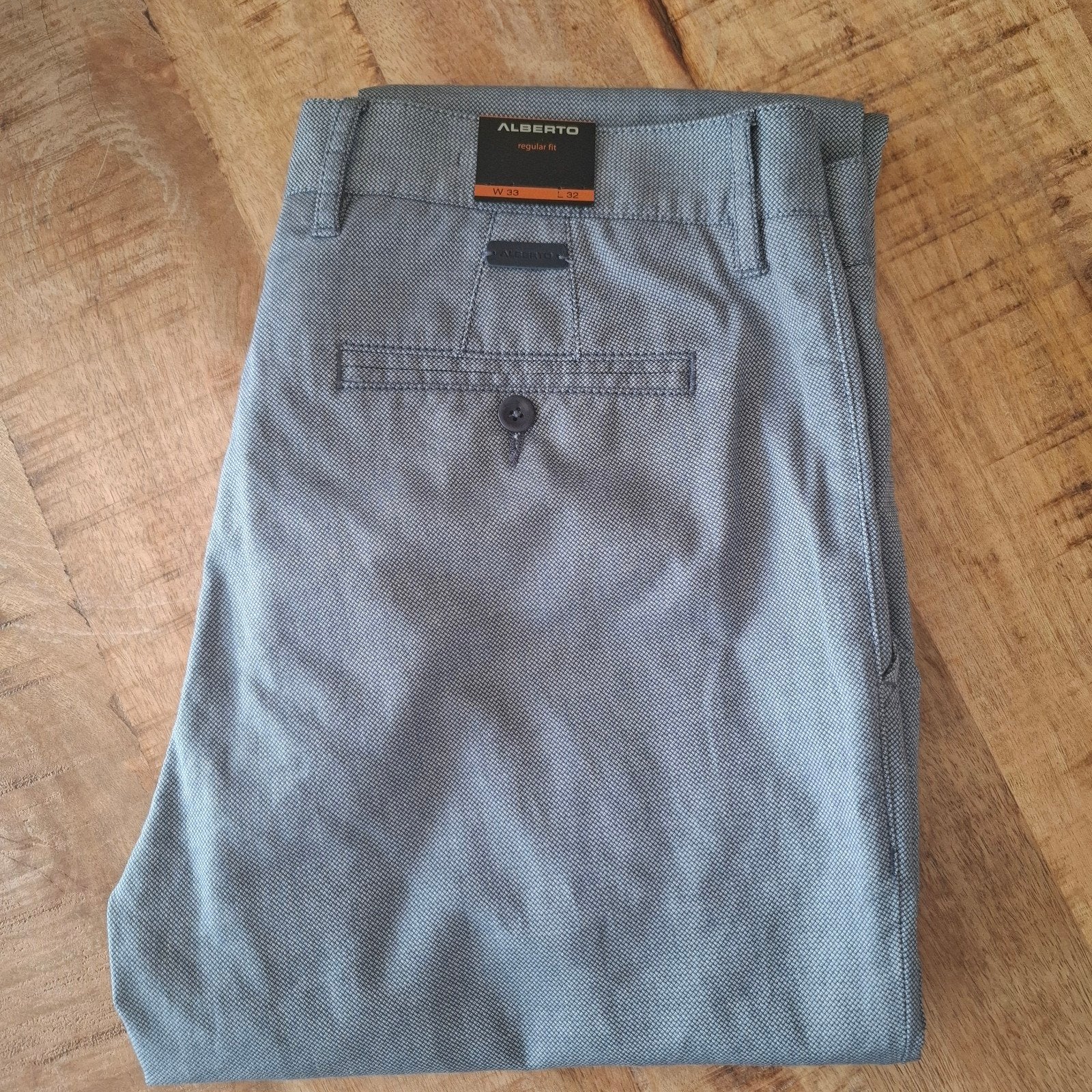 Alberto Regular Fit Chino - Nieuw met kaartje, Nieuw, Overige maten, Ophalen of Verzenden, Grijs