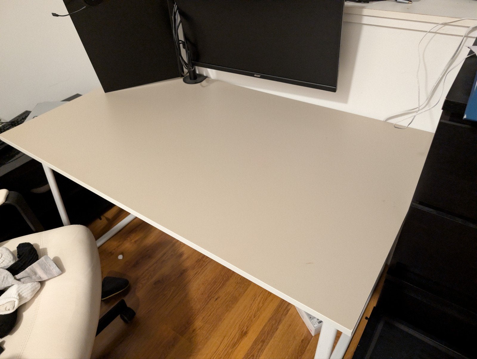 IKEA HUVUDSPELARE gamingbureau 140x80 cm, Hout, Kabelgoot, Nieuw, Ophalen of Verzenden