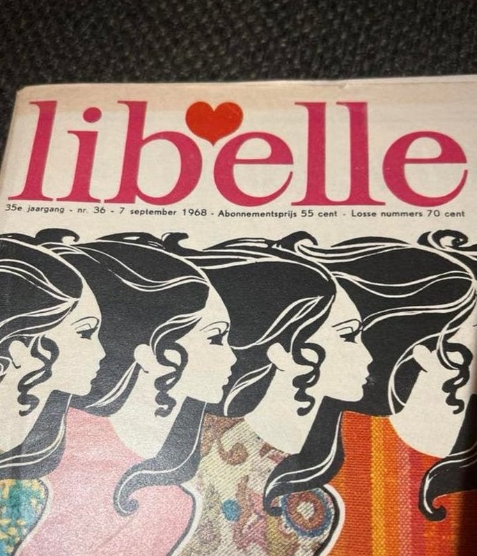 Libelle 1968 nr. 36 - 34 extra patronen - Vintage mode, Ophalen of Verzenden, Gelezen, Damesbladen