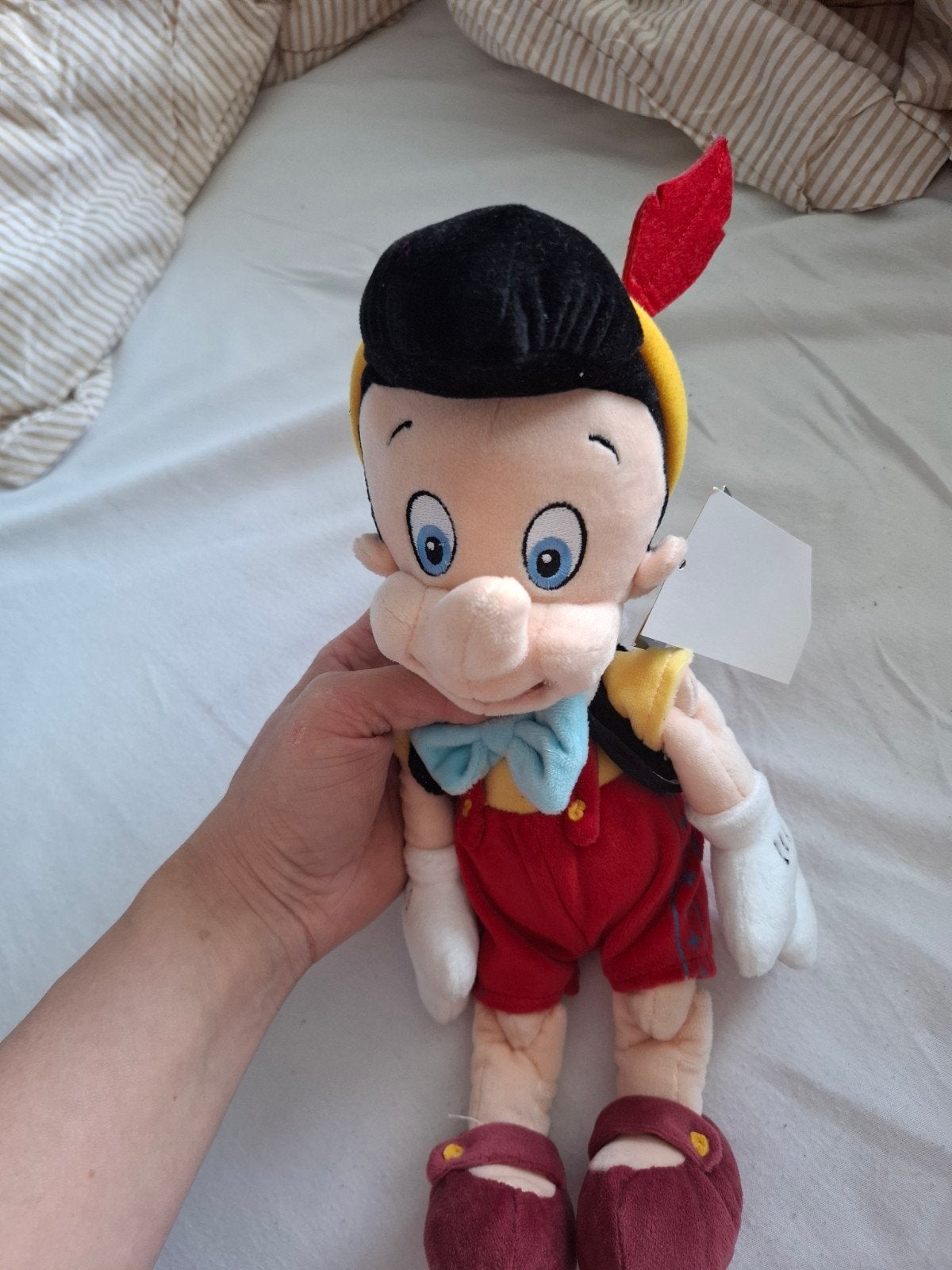 Pinnokio knuffel nieuw met kaartje, Ophalen of Verzenden, Nieuw, Knuffel
