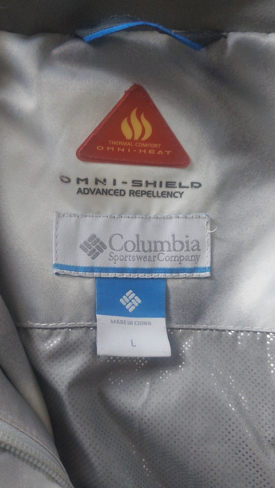 Columbia Sportswear Ski-jack Maat L met afneembare capuchon, Ophalen, Maat 42/44 (L), Jack, Gedragen