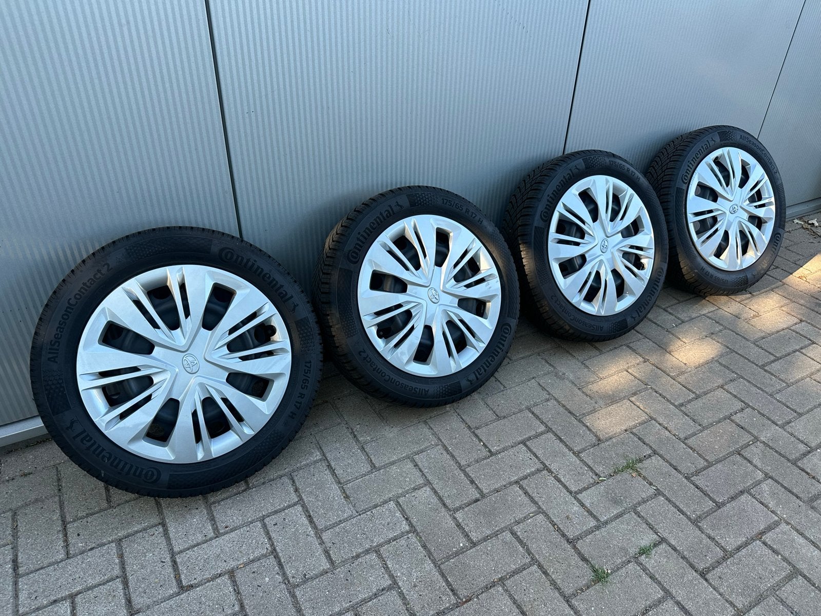 175/65/17 Continental AllSeason banden plus velgen! Nieuw!, Ophalen, 175 mm, Banden en Velgen, Nieuw