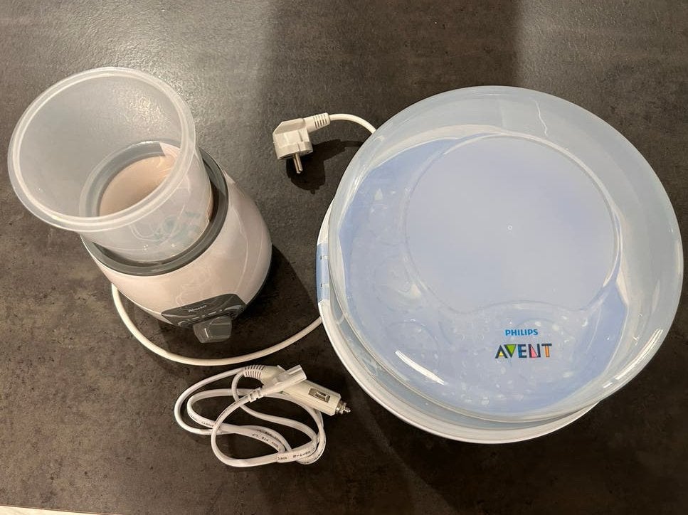 Alecto flessenwarmer en Philips Avent sterilisator, Kinderen en Baby's, Ophalen, Flessen- of potjesverwarmer, Alecto, Nieuw