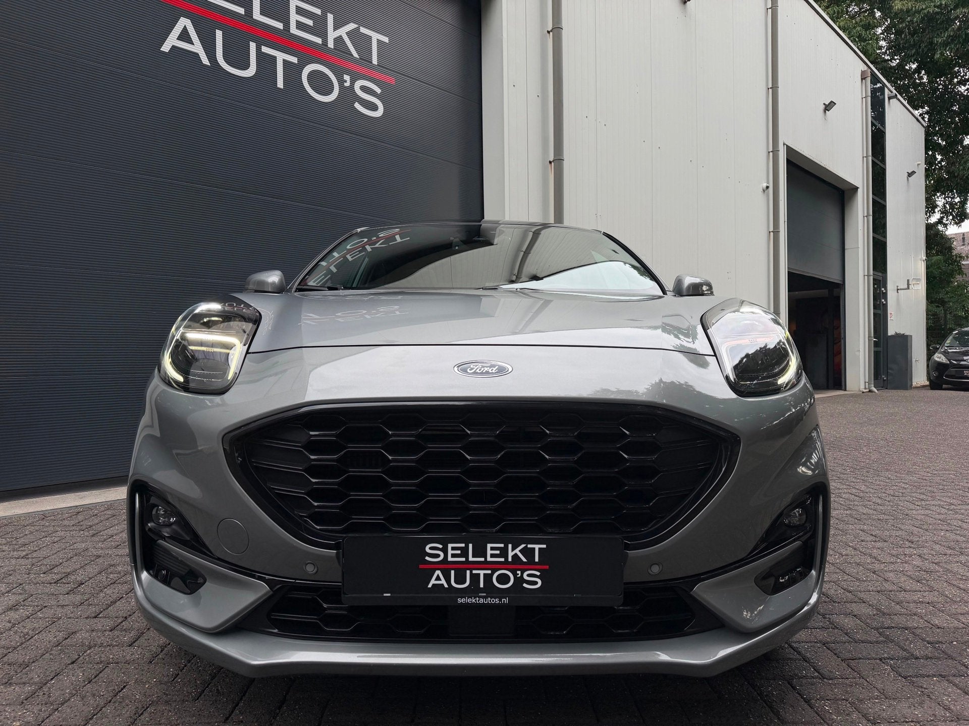 Ford Puma 1.0 EcoBoost Hybrid ST-Line X 155 Pk Pano/B&O/LED/, Auto's, Ford, Voorwielaandrijving, Zwart, Leder en Stof, 23 km/l