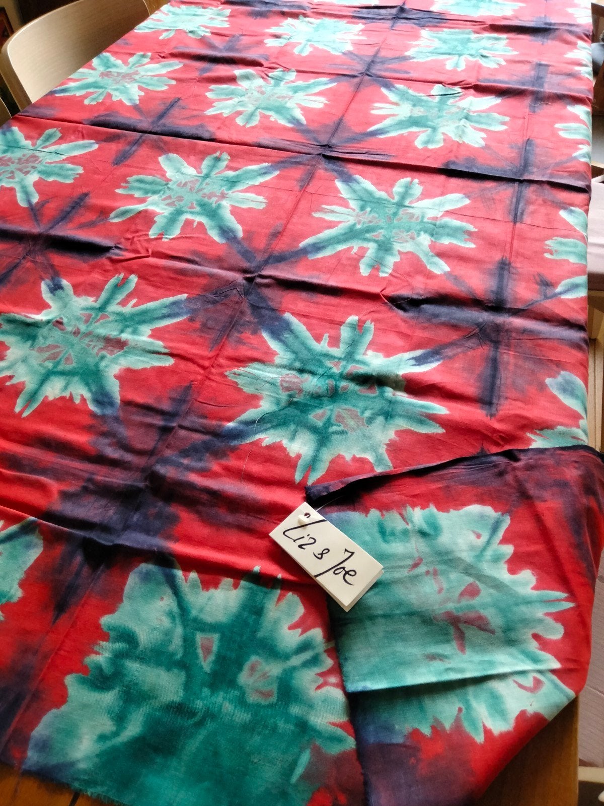 Batik stof Liz & Joe - 165x113 cm, Meerkleurig, Nieuw, Ophalen of Verzenden, 30 tot 120 cm