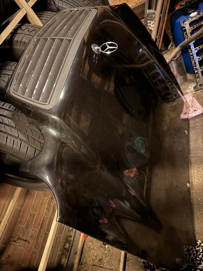 Mercedes clk w208 cabrio motorkap zwart kleur, Auto-onderdelen, Ophalen of Verzenden, Motorkap