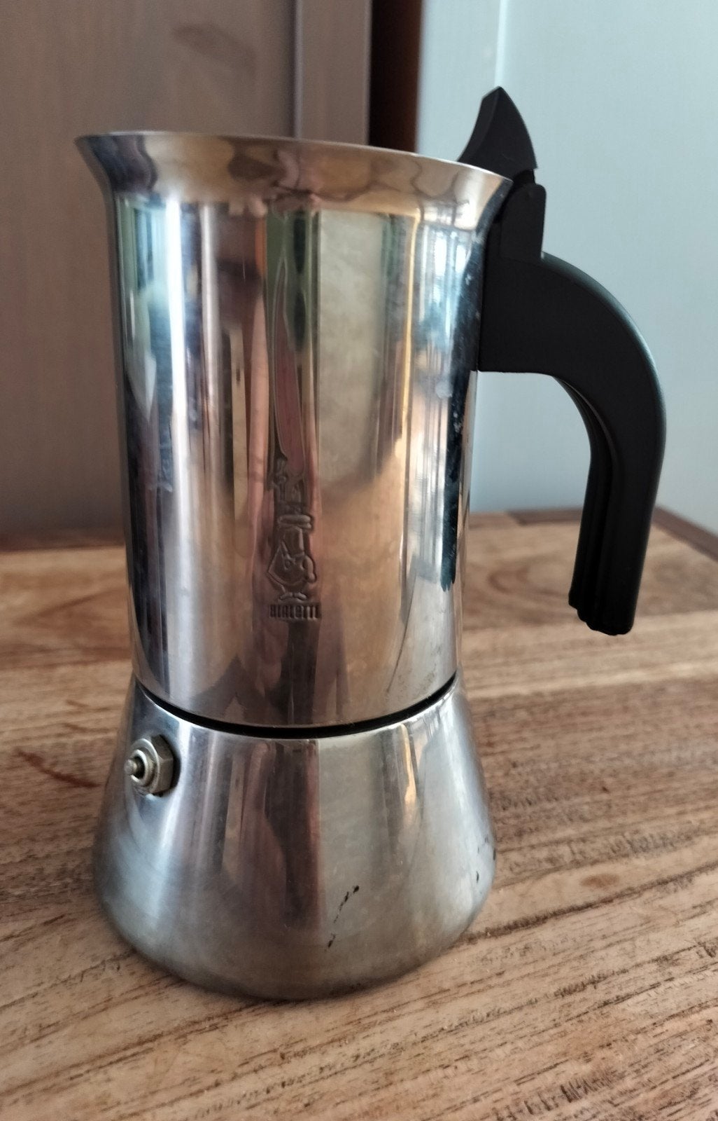 Bialotti percolator koffiepotje (2 personen)., Overige typen, Ophalen of Verzenden, Gebruikt, Metaal