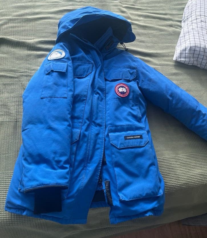 Canada Goose Expedition PBI Heritage Parka - Maat S, Ophalen of Verzenden, Zo goed als nieuw, Maat 36 (S), Blauw