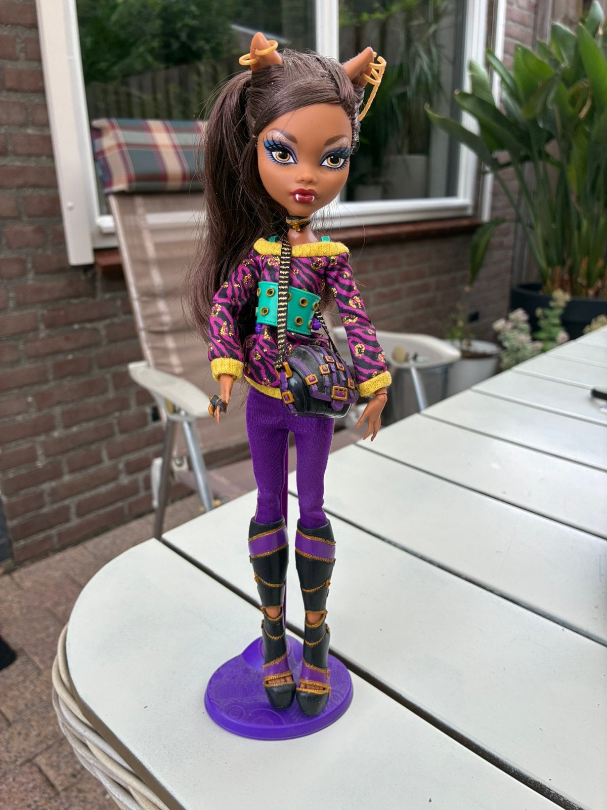 Te koop Monster High Clawdeen Wolf, Ophalen, Zo goed als nieuw, Pop