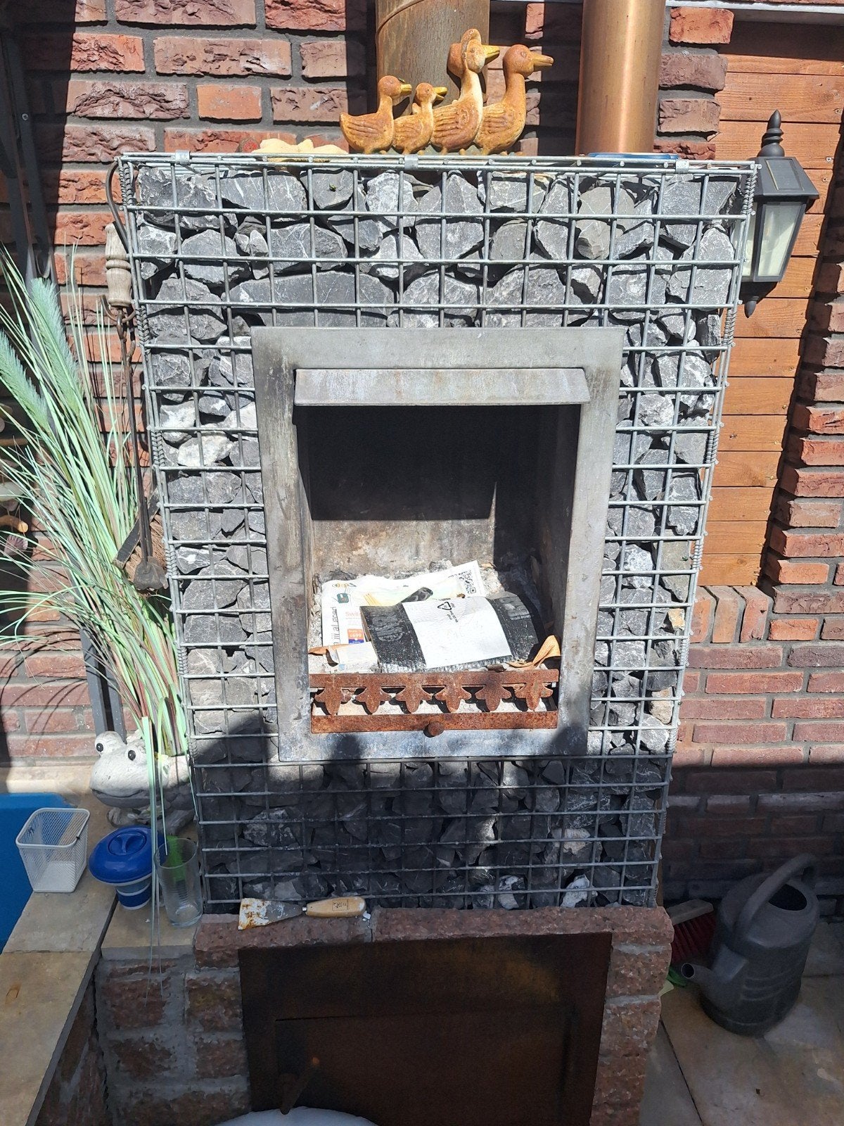 haard/barbecue, Ophalen, Vrijstaande haard, Houthaard