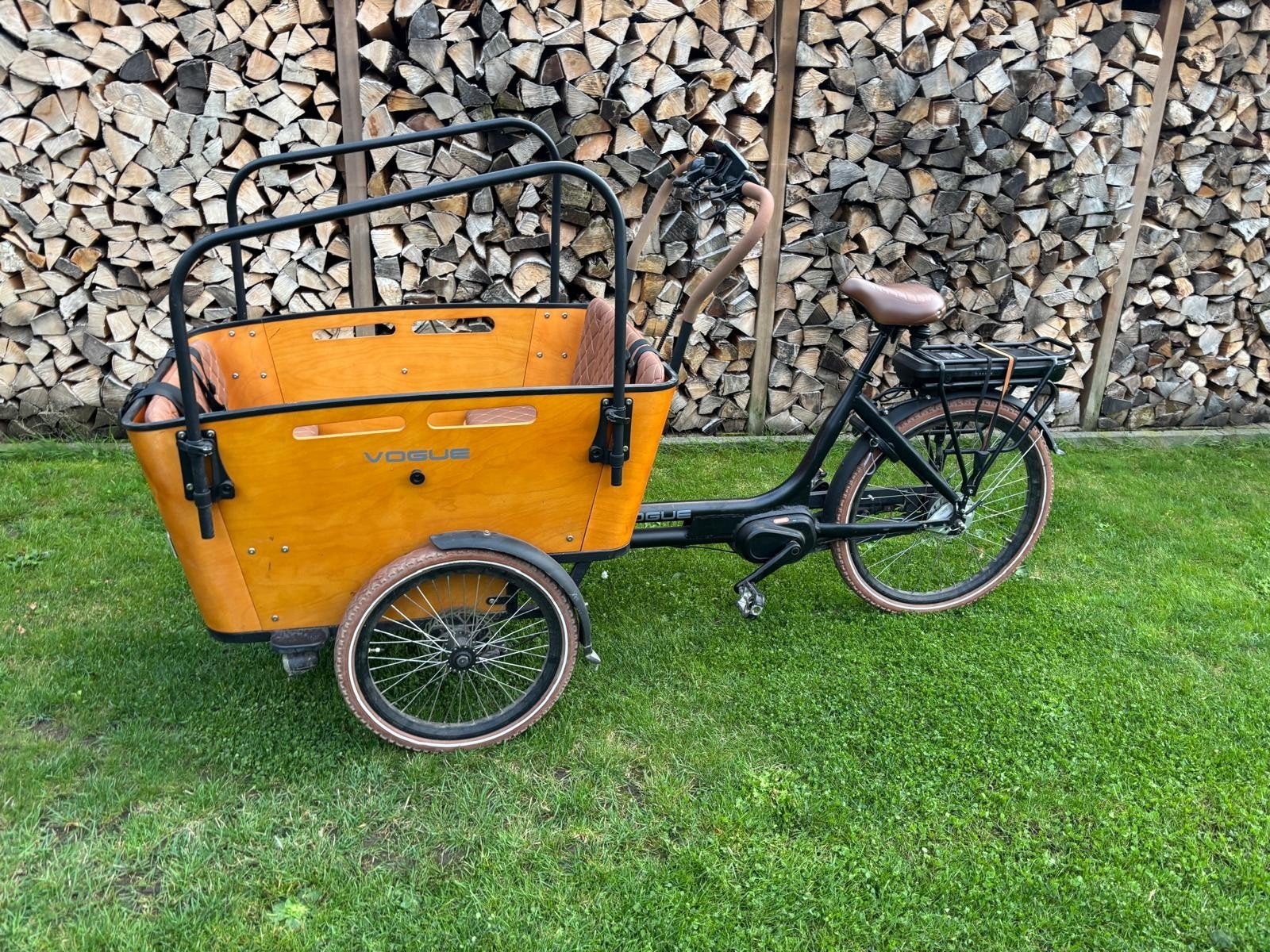 Vogue bakfiets, Ophalen, Gebruikt, 4 kinderen of meer