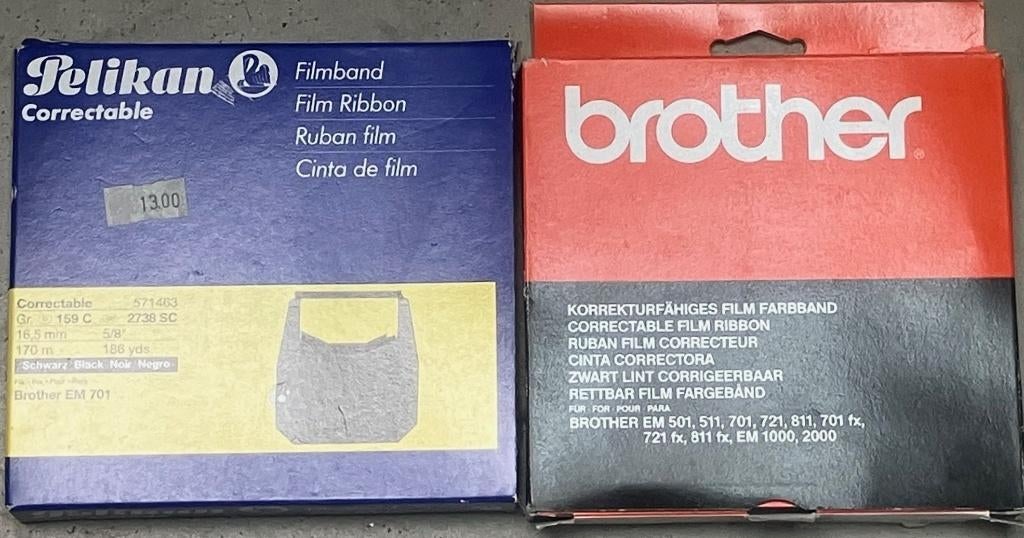 Retro nieuw typelint v. Brother EM typemachines o.a. Pelikan, Diversen, Typemachines, Ophalen of Verzenden, Nieuw