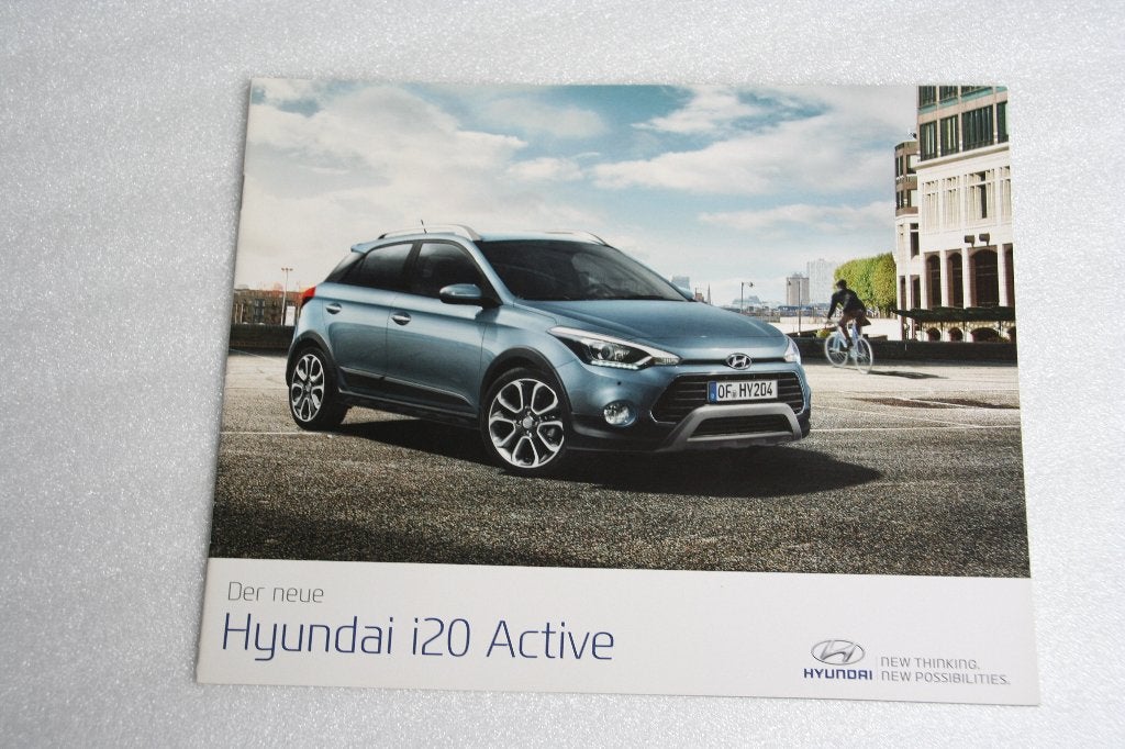 Folder Hyundai I20 Active (01-2016) (8), Ophalen of Verzenden, Nieuw, Overige merken