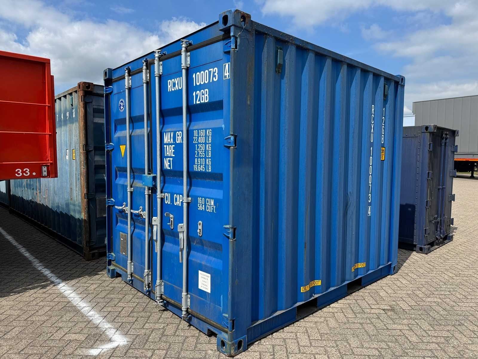 Container - 10 ft One Way / Ongebruikte Zeecontainer - Blauw, Zakelijke goederen, Machines en Bouw | Keten en Containers
