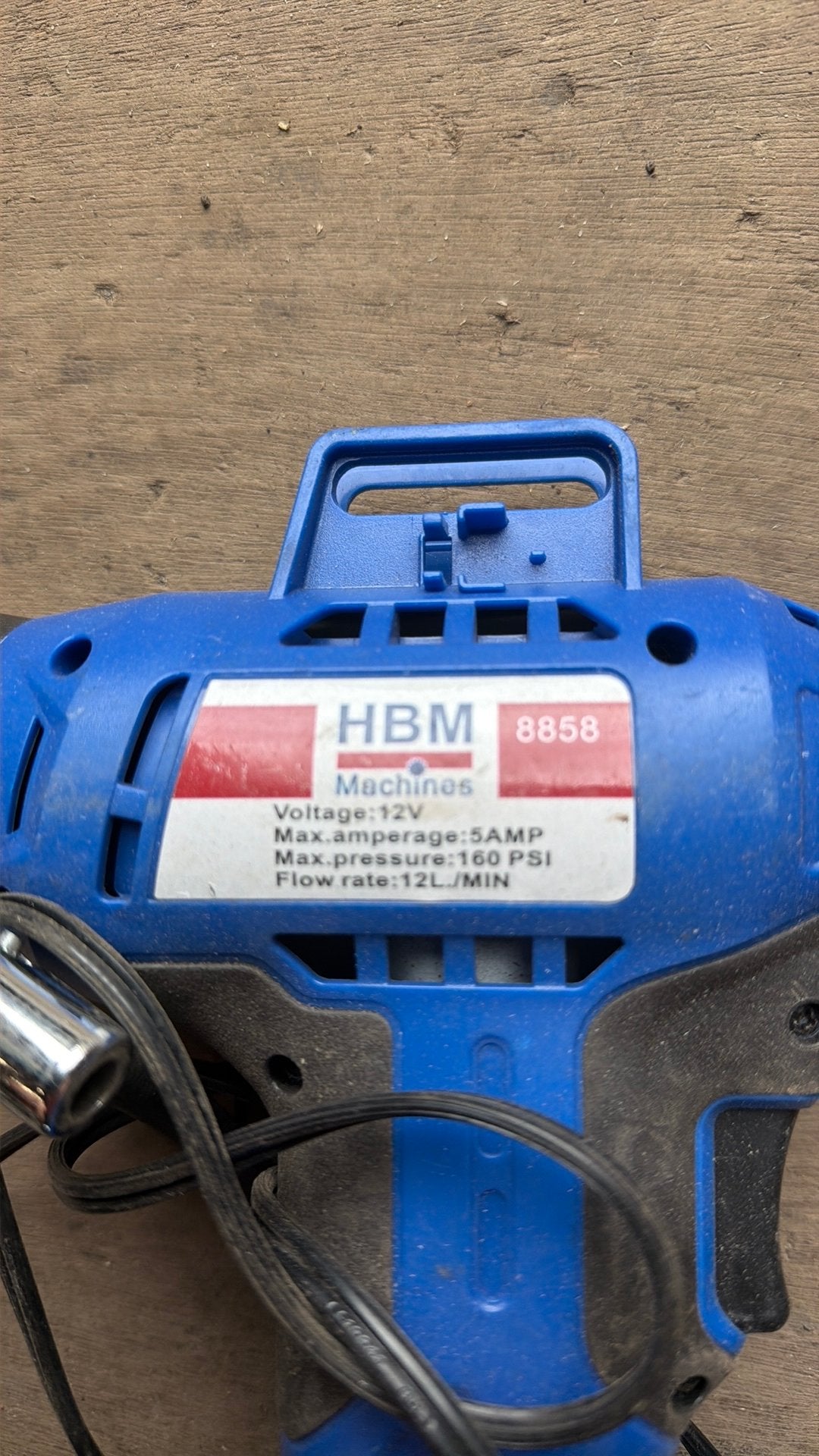Hbm elektrische banden pomp, ., Ophalen of Verzenden, Zo goed als nieuw, Hbm