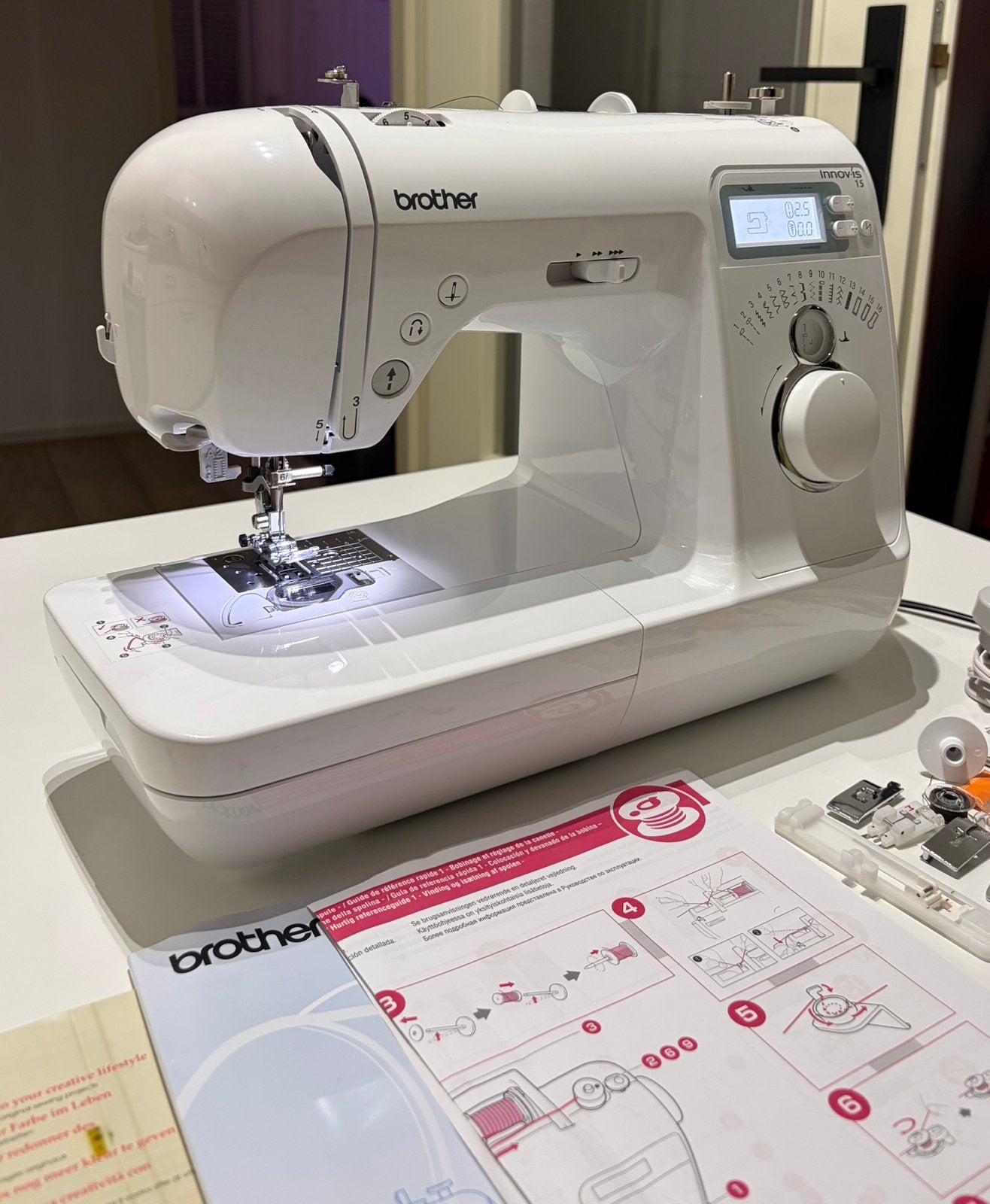 Naaimachine Brother, Ophalen of Verzenden, Zo goed als nieuw, Naaimachine, Brother