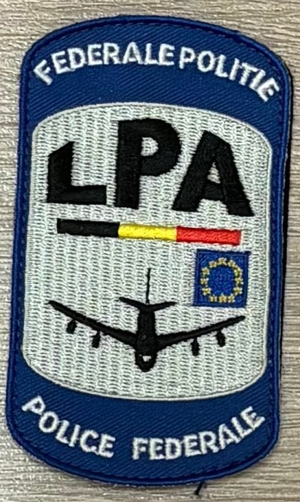 Belgische Federale Politie LPA politie patch, Ophalen of Verzenden, Overige soorten, Overige gebieden, Embleem of Badge