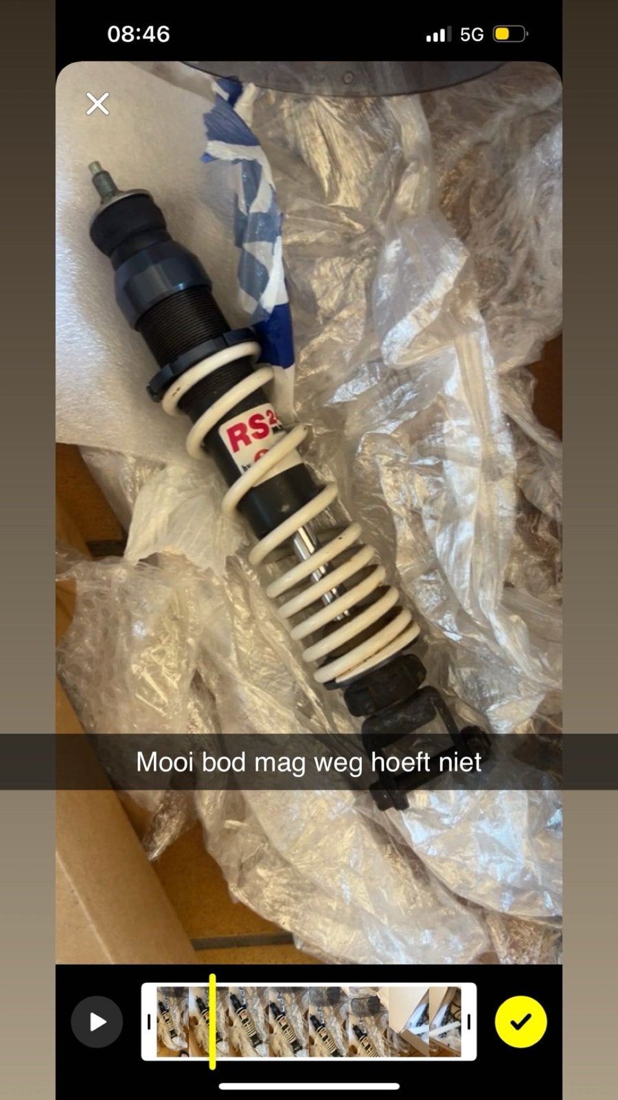 Malossi rs24 achterveer, Ophalen of Verzenden, Gebruikt, Overige typen, Overige merken