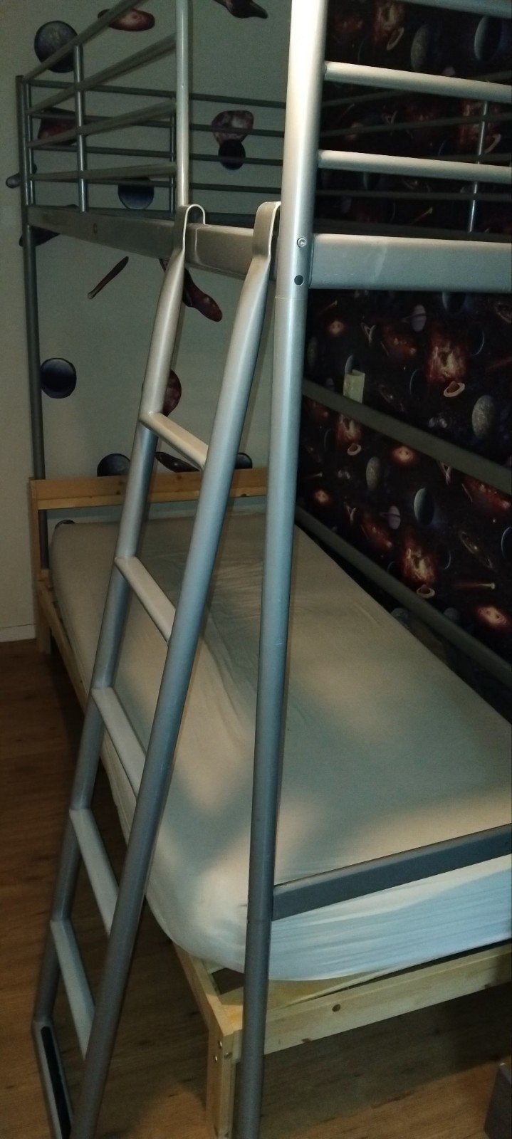 Ikea Hoogslaper, Ophalen, Gebruikt, Eenpersoons, 90 cm