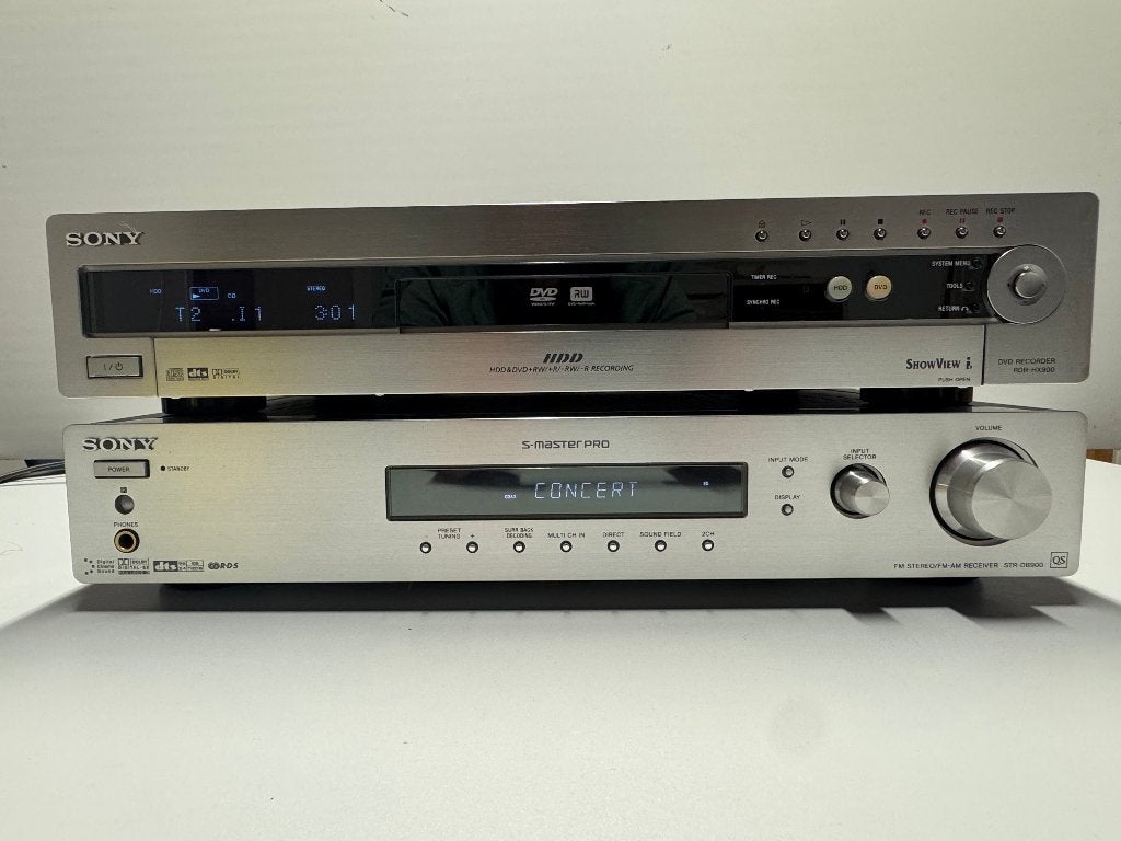 sony str-db900 en rdr-hx900, Audio, Tv en Foto, Versterkers en Receivers, Ophalen of Verzenden, Minder dan 60 watt, Sony