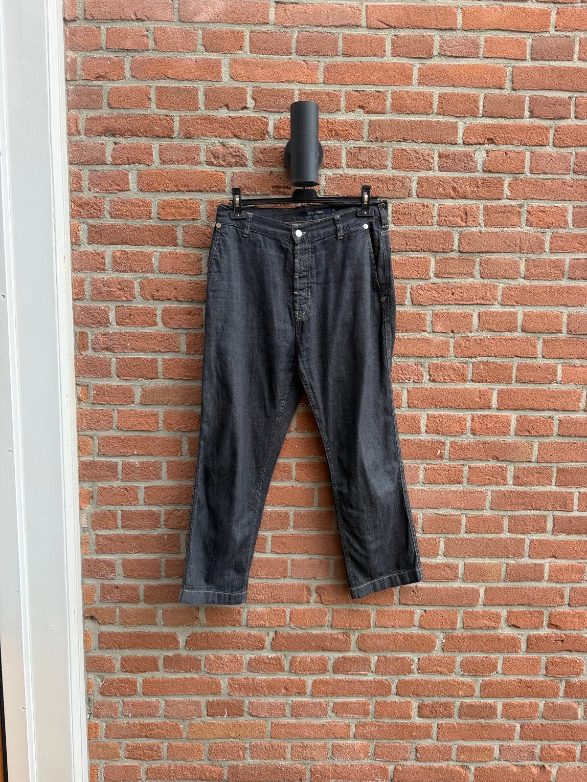 Sofie D'Hoore Zwarte Denim Broek met Borduurwerk Maat 38, Ophalen of Verzenden, Zo goed als nieuw, Zwart, W30 - W32 (confectie 38/40)