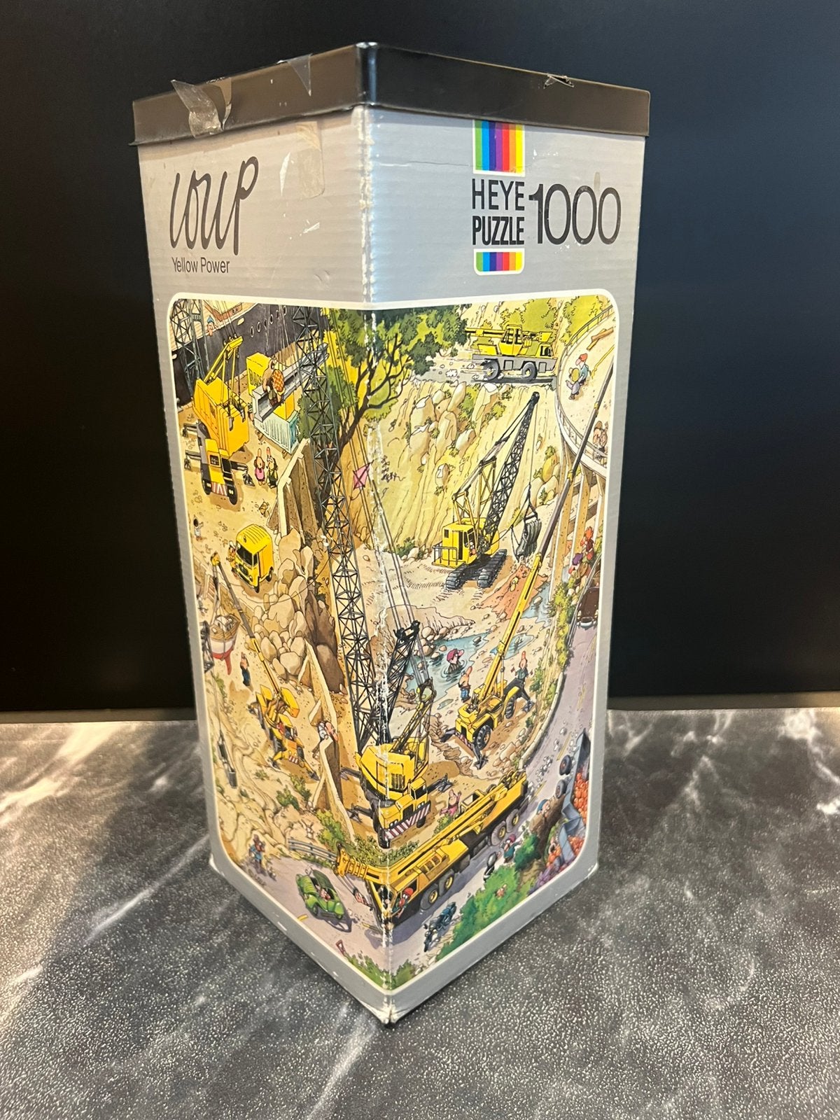 HEYE puzzel Loup 1000 stukjes Yellow Power, Ophalen of Verzenden, 500 t/m 1500 stukjes, Zo goed als nieuw