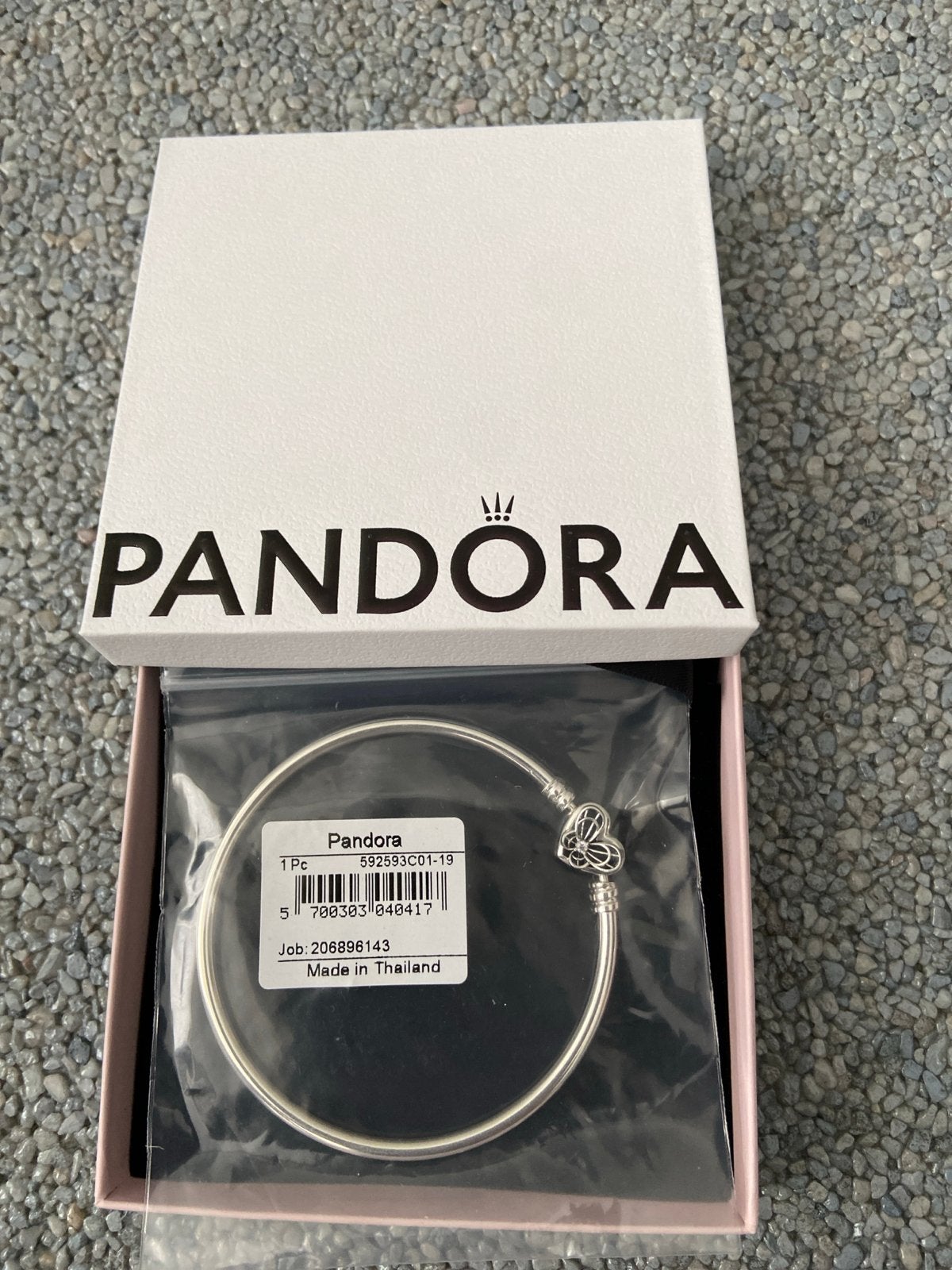 Pandora Armband met Vlindersluiting - Nieuw in Doos, Ophalen, Nieuw, Zilver