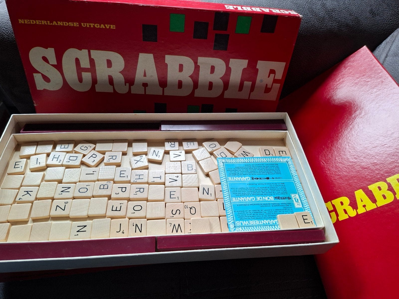 scrabble hout, Ophalen of Verzenden, Gebruikt