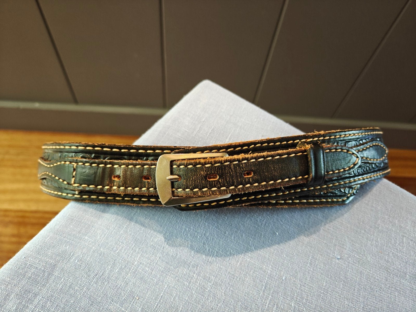 Tony lama riem zwart, Kleding | Dames, Ophalen of Verzenden, Zo goed als nieuw, Zwart, Tailleriem