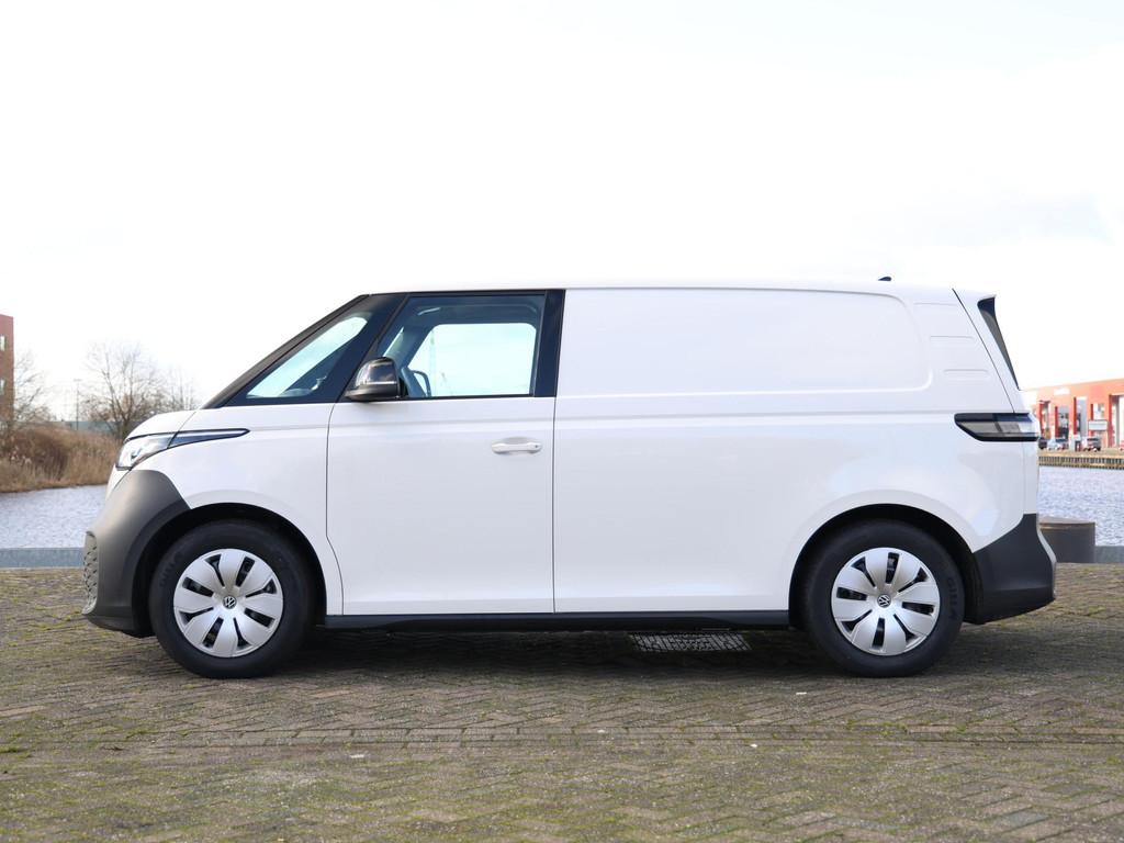 Volkswagen ID. Buzz Cargo Economy Business Elektromotor 140, Auto's, Bestelauto's, Stof, Zwart, 59 kWh, Volkswagen