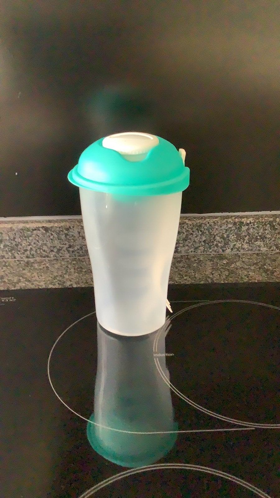 Salade to go beker met sauscupje en vork meeneem beker, Ophalen, Zo goed als nieuw