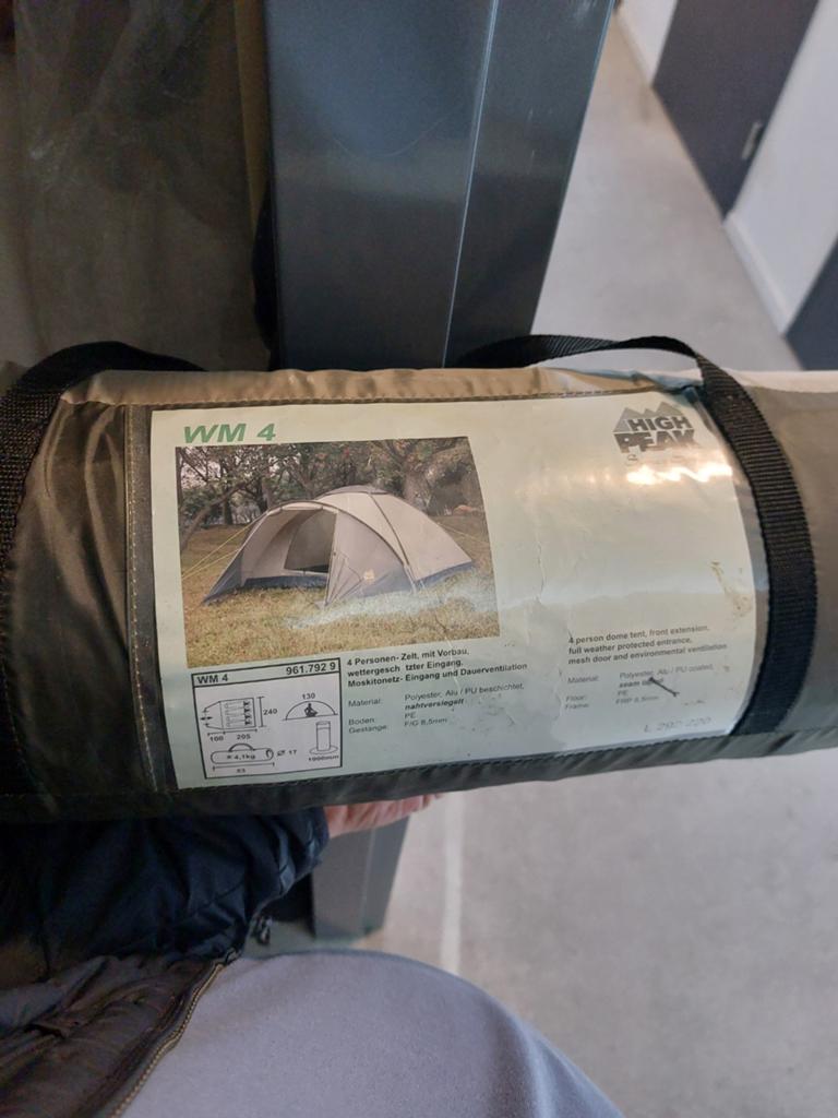 High Peak WM 4 Koepeltent - 4 Personen nieuw!, Ophalen of Verzenden, Nieuw