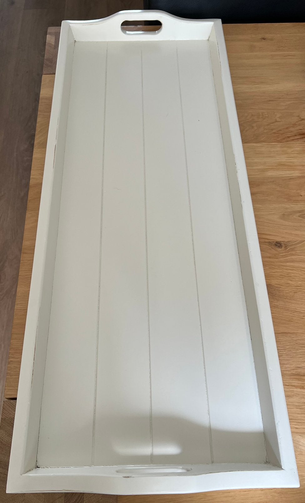 Dienblad 90x35x5cm merk kayu lima utama, Ophalen of Verzenden, Zo goed als nieuw, Rechthoekig, Hout