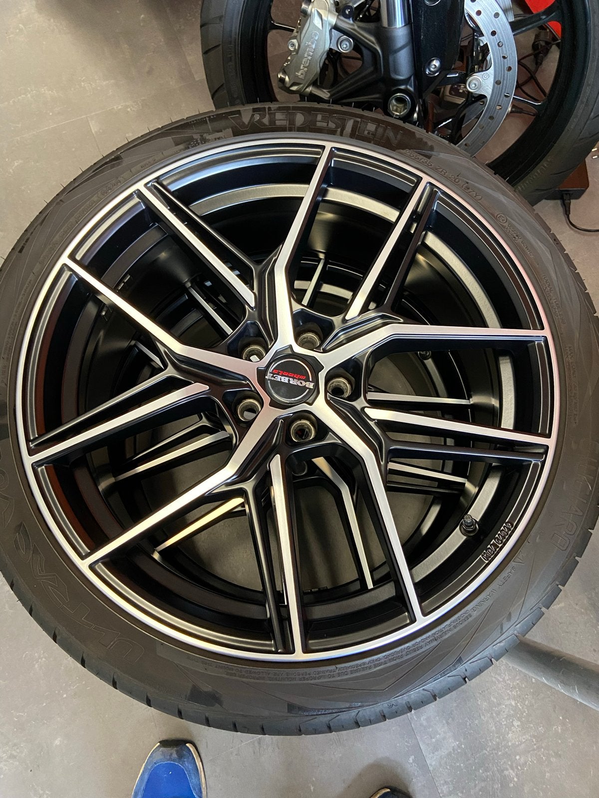 5x108 org borbet volvo velgen 20 inch zomerbanden, Ophalen, Gebruikt, 255 mm, Banden en Velgen