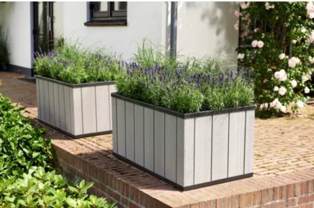 2x Keter Sequoia Medium Plantenbak, Ophalen, Kunststof, Nieuw, Binnen