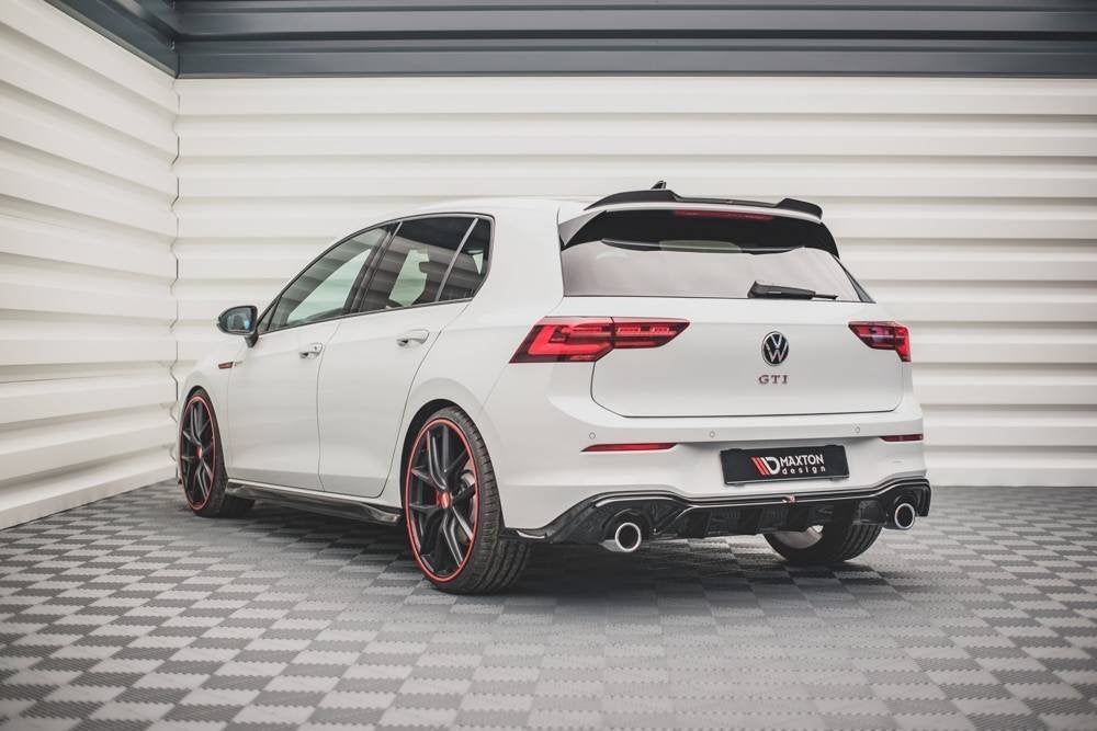 Voorlip sideskirt diffuser achterlip spoiler Golf 8 GTI 20+, Auto diversen, Ophalen of Verzenden