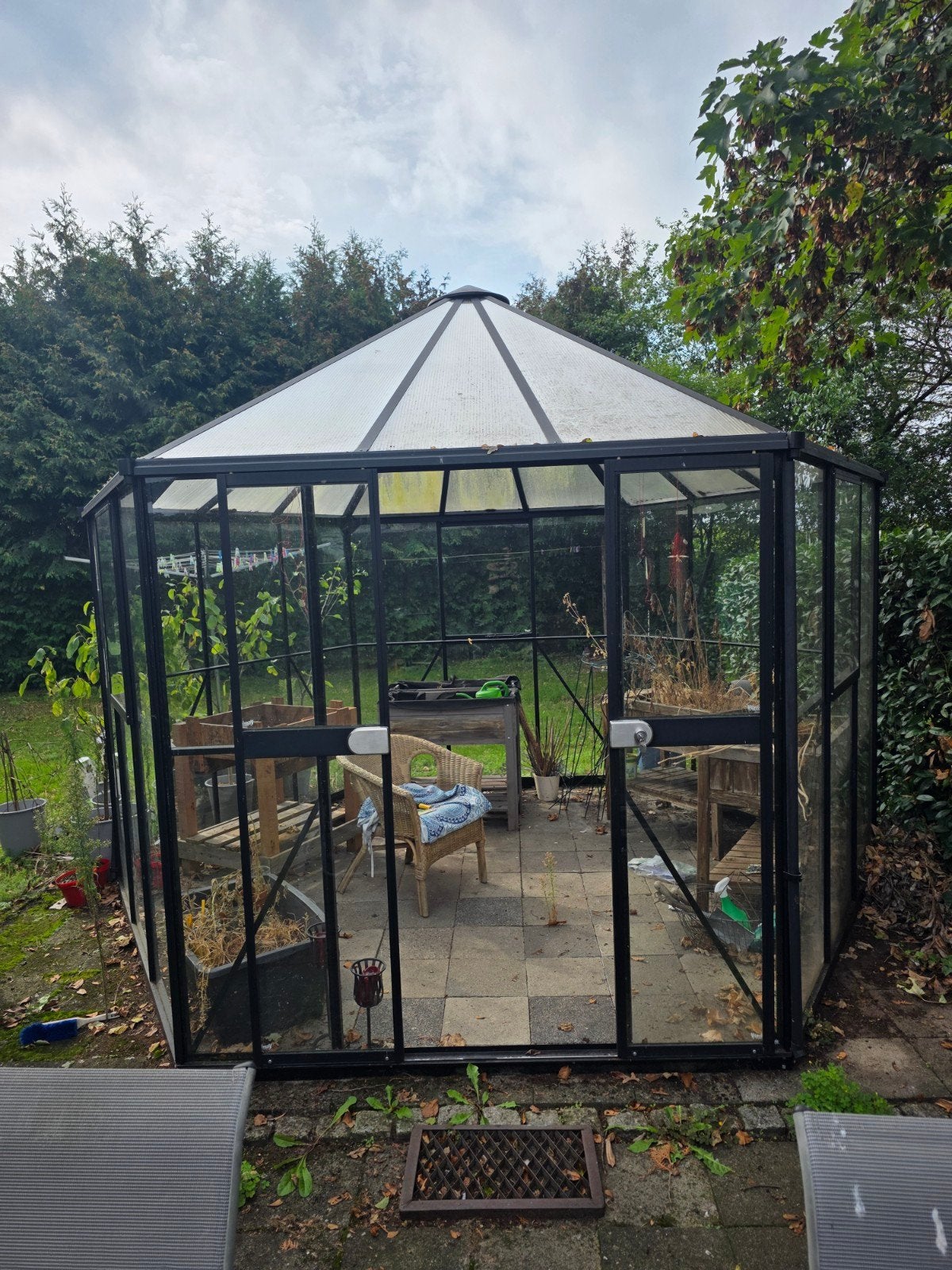 Ruime broeikas/serre voor uw tuin, Ophalen of Verzenden, Gebruikt, Kweekkast